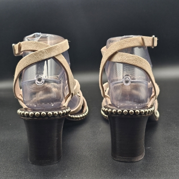 Salvatore Ferragamo Studded Heeled Sandals - Picture 4 of 12